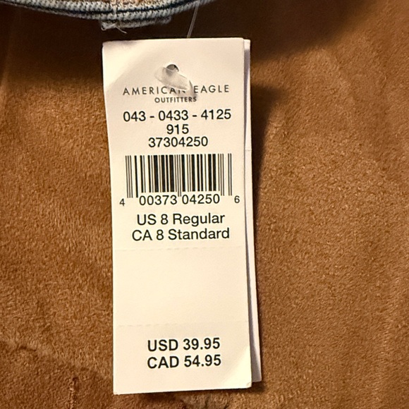 American Eagle Outfitters Denim Blue Skinny Jeans size 8 brand new with tags - Picture 6 of 7